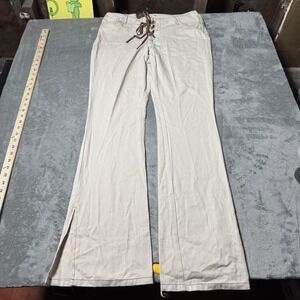 VTG Y2K Hesperus Tie Front Flare Pants Womens Size 27 Western Festival Rave
